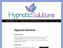 Tablet Screenshot of hypnoticsolutionsohio.com